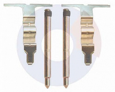 CARRAB BRAKE PARTS 2401 -  Комплектующие, колодки дискового тормоза
